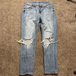 Old Navy Light Blue mid-rise  Boyfriend Jeans